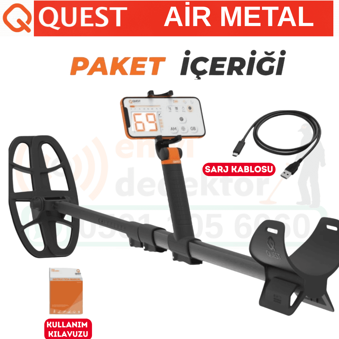 Quest Metal Detectors QUEST Air Metal Dedektör