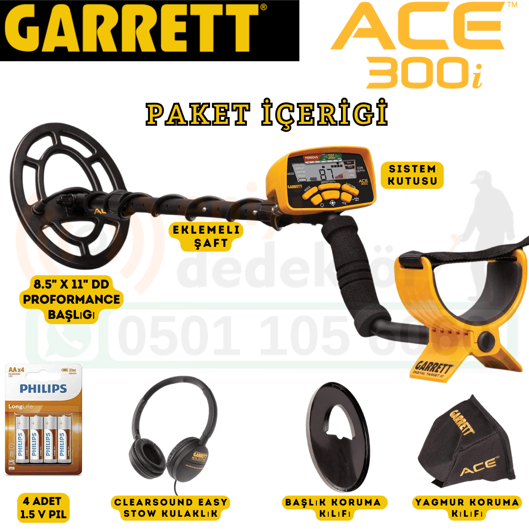 Garrett Dedektör Ace 300i Dedektör