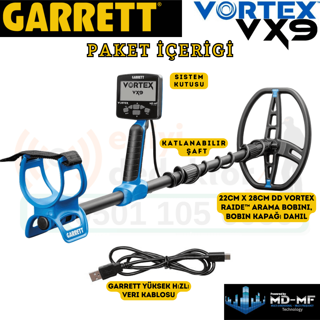 Garrett Dedektör Vortex VX9 Dedektör