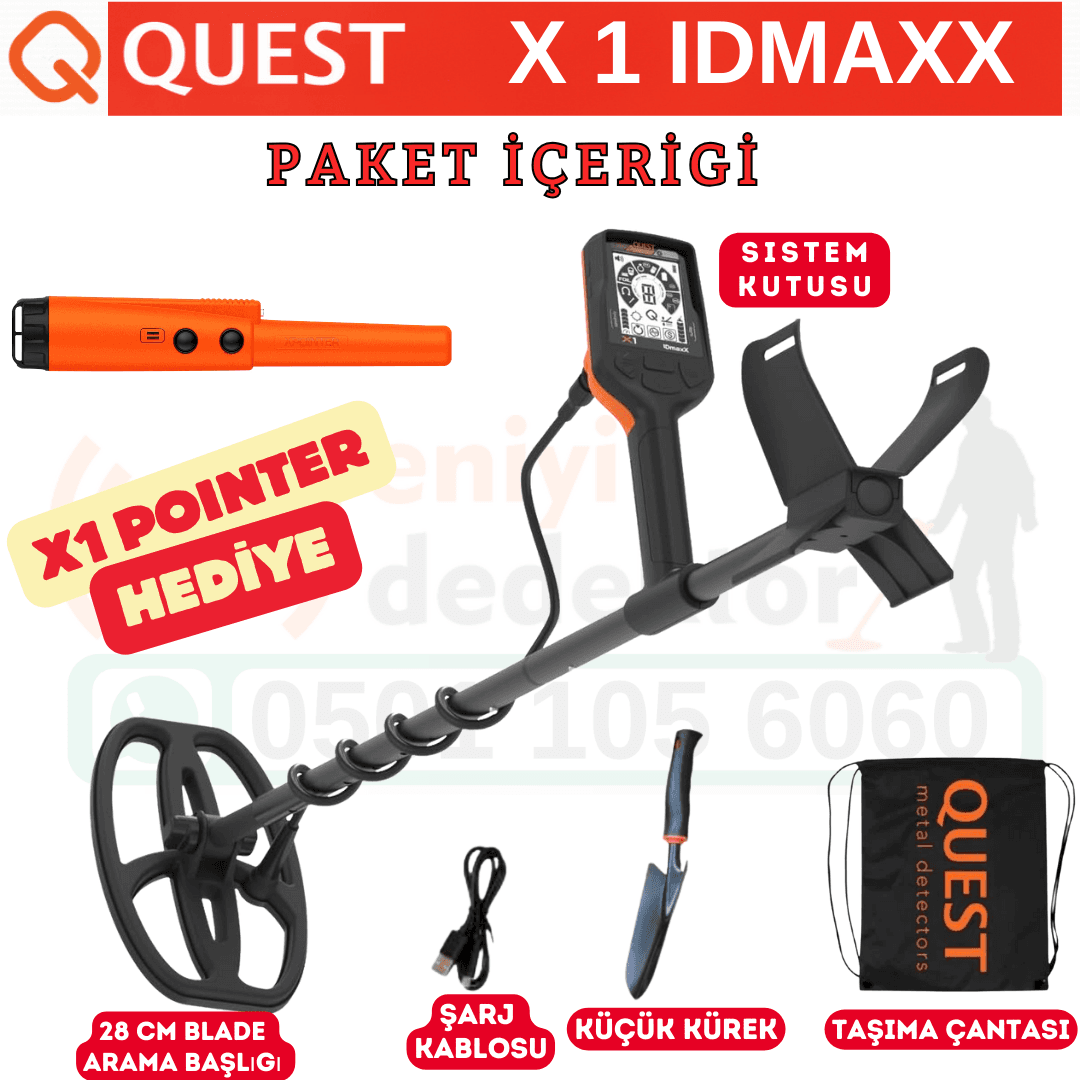 QUEST X1 IDMAX Dedektör