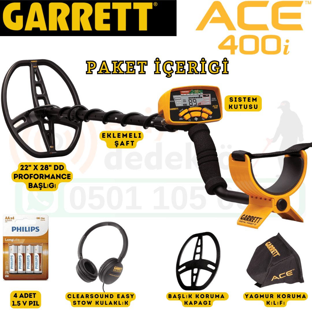 Garrett Dedektör ACE 400i Dedektör